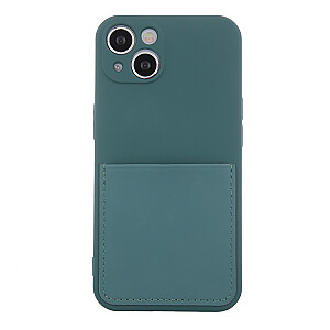 Fusion Card Case Patvarus silikoninis dangtelis, skirtas Samsung A236 Galaxy A23 5G Green