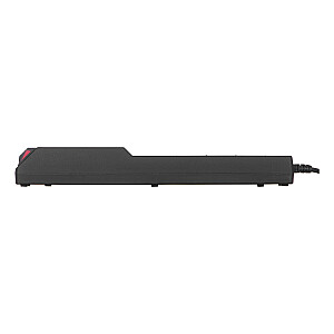 Panel Atrack 19'' 5x220V ACAR A-504, maitinimo kabelis 3m juodas