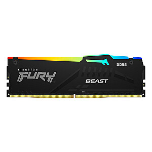 Модуль памяти Kingston Technology FURY Beast RGB 32 ГБ 1 x 32 ГБ DDR5 5200 МГц