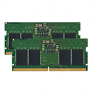 Kingston KCP548SS6K2/16 16 Kit (8GBx2) GB, SODIMM, 4800 MHz, nešiojamasis kompiuteris, registracijos Nr., ECC Nr.