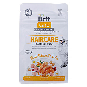 Brit Care Cat беззерновой уход за волосами 0,4 кг