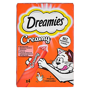 Dreamies kreminė vištiena 4x10g