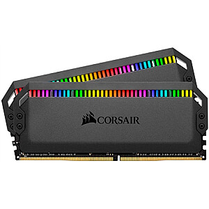 Corsair DOMINATOR PLATINUM RGB 32 rinkinys (16GBx2) GB, DDR5, 5200 MHz, kompiuteris / serveris, registracijos Nr., ECC Nr.