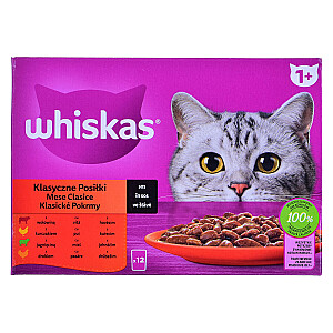 Соус Whiskas Sasz Птица/Яг/Бык/Курица 12х85г