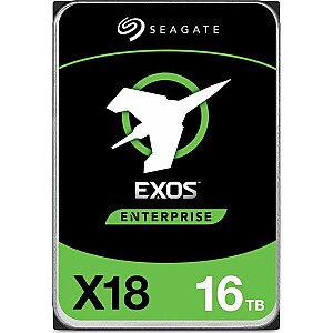 Seagate Exos X18 3,5" SATA III (6Gb/s) 16TB serverio diskas (ST16000NM000J)