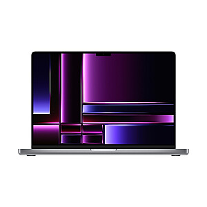 Nešiojamas kompiuteris Apple 16 colių MacBook Pro: Apple M2 Pro lustas su 12 branduolių procesoriumi, 19 branduolių GPU, 1TB SSD – Space Grey