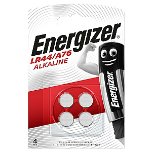 СПЕЦИАЛЬНЫЕ БАТАРЕИ ENERGIZER ALKALINE LR44/ A76 4 ШТ. 1,5 В