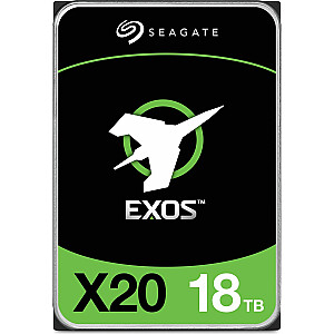 Seagate Exos X20 3,5" SATA III (6Gb/s) 18TB serverio diskas (ST18000NM003D)