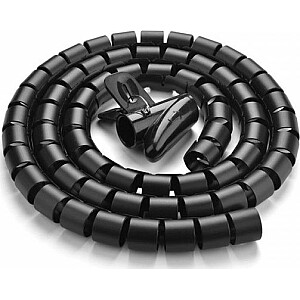 Organizatorius Ugreen Cable Spiral Black 1 vnt (UGR450BLK)