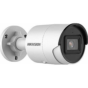 IP kamera Hikvision HIKVISION IP kamera 4MP, 2688x1520 iki 25sek/s, dydis 2,8mm (100°), PoE, IRcut, microSD, lauko (IP67)