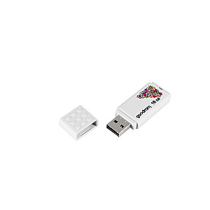 Goodram USB 2.0 UME2 USB atmintinė 16 GB USB Type-A Balta, geltona