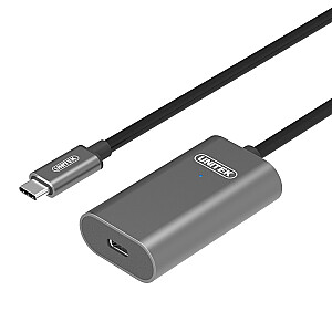 UNITEK U305A USB laidas 5 m USB 3.2 Gen 1 (3.1 Gen 1) USB C Pilka