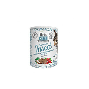 BRIT Care Cat Snack Superfruits Vabzdžių skanėstas katėms - 100g