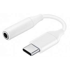 „Samsung EE-UC10JUWEGUS“ 3,5 mm į USB-C garso telefono adapteris, baltas (ES lizdinė plokštelė)