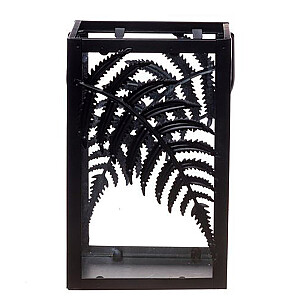 Laterna 4Живой фонарь Fern melna 14x14x22см 623562-1