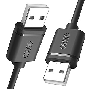 Unitek USB-A į USB-A USB kabelis 1,5 m juodas (Y-C442GBK)