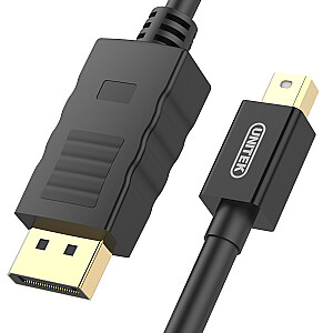 Unitek DisplayPort Mini – DisplayPort kabelis 3m juodas (Y-C612BK)