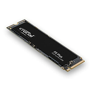 Твердотельный накопитель CRUCIAL P3 Plus 2 ТБ M.2 PCIE NVMe 3D NAND Скорость записи 4200 МБ/с Скорость чтения 5000 МБ/с TBW 440 ТБ MTBF 1500000 часов CT2000P3PSSD8