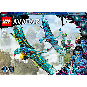LEGO Avataras Džeiko ir Neytiri pirmasis skrydis į jūrą (75572)