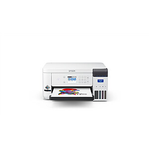 Epson Dye sublimacinis spausdintuvas Surecolor SC-F100 A4, Wi-Fi, maksimalus ISO A serijos popieriaus dydis A4, baltas