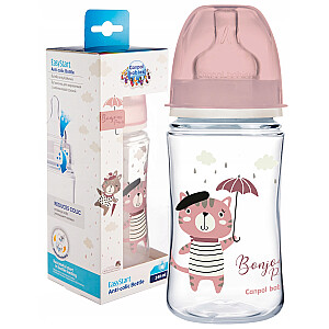 CANPOL BABIES бутылочка с широким горлышком EASYSTART BONJOUR PARIS, 240 мл, 35/232_pin