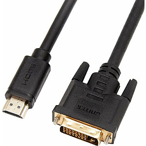 Unitek HDMI – juodas DVI-D AV adapteris (C1271BK-2M)