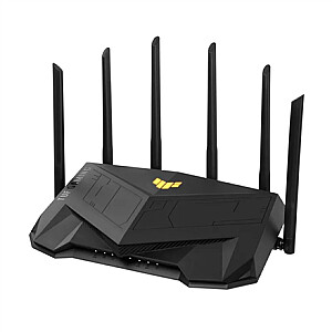 Asus Dual Band WiFi6 Gigabit Router TUF Gaming AX6000 802.11ax, 1148+4804 Mbit/s, 10/100/1000 Mbit/s, Ethernet LAN (RJ-45) prievadai 5, Antenos tipas Išorinis