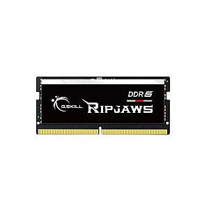 G.Skill Ripjaws 16 GB, DDR5, 4800 MHz, Nešiojamasis kompiuteris, Registracijos Nr., ECC Nr., 1x16 GB