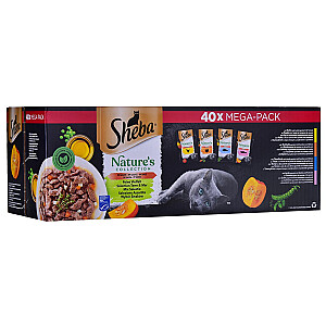 Смесь вкусов SHEBA Nature's в пакетиках для кошек 40х85г