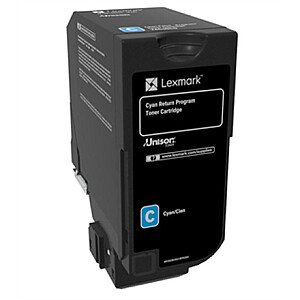 Lexmark Lexmark didelės talpos žalsvai mėlynos spalvos grąžinimo programa 84C2HC0 dažų kasetė Lexmark
