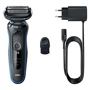 Braun Shaver 51-B1000s	 Operating time (max) 50 min, Wet & Dry, Black/Blue