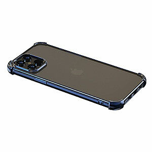 Противоударный мягкий чехол Devia Apple Glitter для iPhone 12 mini синий