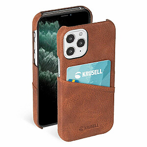 Krusell Apple Sunne CardЧехол Apple iPhone 12 Pro Max винтажный коньячный (62176)