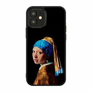Ikins Apple case for Apple iPhone 12 mini girl with a pearl earring