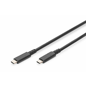 Соединительный кабель Digitus USB 4.0 Type-C AK-300343-008-S USB-C на USB-C, 0,8 м