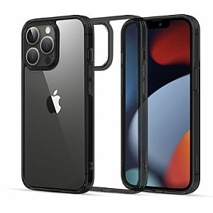 Твердый чехол iLike Apple iPhone 13 Pro Fusion с гелевой рамкой Прозрачный черный