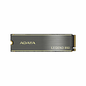 ADATA  SSD||LEGEND 850|1TB|M.2|PCIE|3D NAND|Write speed 4500 MBytes/sec|Read speed 5000 MBytes/sec|TBW 1000 TB|MTBF 2000000 hours|ALEG-850-1TCS