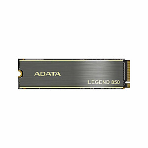 Твердотельный накопитель ADATA||LEGEND 850|1 ТБ|M.2|PCIE|3D NAND|Скорость записи 4500 МБ/с|Скорость чтения 5000 МБ/с|TBW 1000 ТБ|MTBF 2000000 часов|ALEG-850-1TCS