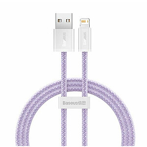 КАБЕЛЬ Baseus LIGHTNING TO USB 1M/PURPLE CALD000405