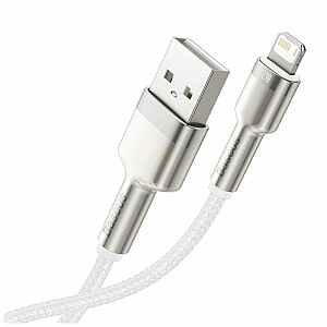 Baseus  CABLE LIGHTNING TO USB 1M/WHITE CALJK-A02