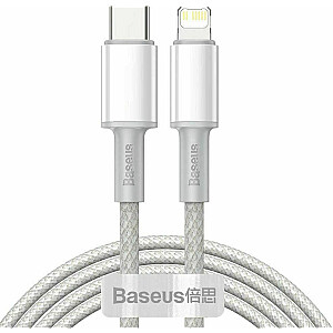 КАБЕЛЬ Baseus LIGHTNING TO USB-C 2M/WHITE CATLGD-A02