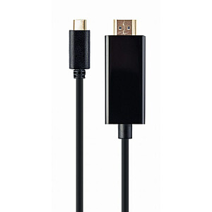 Gembird A-CM-HDMIM-02 Переходник USB-C на HDMI-папа, 4K 60 Гц, 2 м, черный