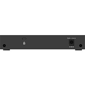 NETGEAR Gigabit Ethernet didelio galingumo PoE+ Plus 8 prievadų jungiklis (GS308EPP) Valdomas L2/L3 Gigabit Ethernet (10/100/1000) Maitinimas per Ethernet (PoE), juodas