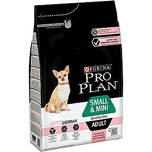 Purina Small & Mini Adult Sensitive Skin с OPTIDERMA 3 кг Лосось