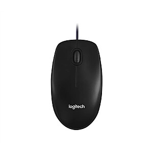 Logitech Mouse M100 optinė, juoda, laidinė