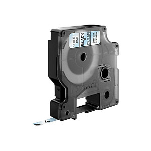 DYMO D1 Standard — черный на прозрачном — 6 мм