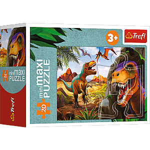 TREFL Mini Maxi dėlionė "Dinozaurai" 20 det.