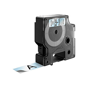 DYMO D1 Standard — черный на прозрачном — 19 мм