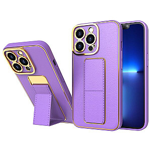 Fusion New Kickstand silikoninis dėklas, skirtas Samsung A525 | A526 Galaxy A52 | A52 5G violetinė