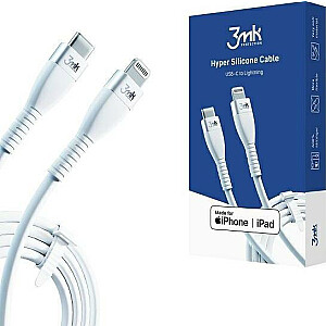 3MK USB-C – „Lightning“ USB laidas, 1 m, baltas (3MK2623)